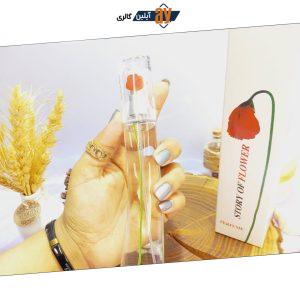 ادکلن طرح گل برند استوری آف فلاور STORY OF FLOWER حجم 50 میلی لیتر اورجینال