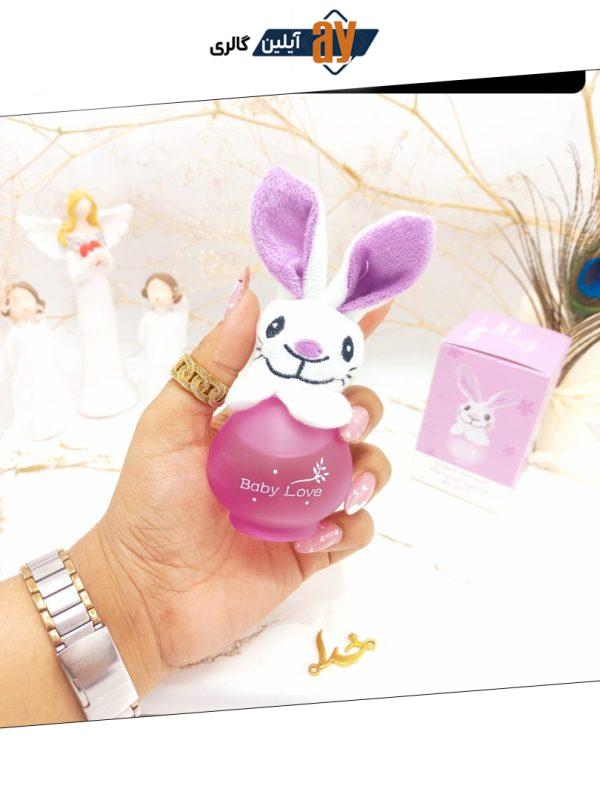 ادکلن عروسکی کودک مدل خرگوش بنفش کد 14413