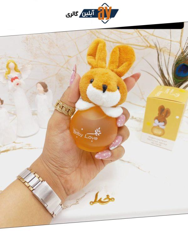 ادکلن عروسکی کودک مدل خرگوش قهوه ای کد 14436
