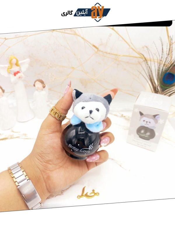 ادکلن عروسکی کودک مدل گرگی خاکستری کد 14415