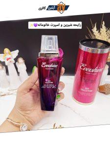 ادکلن قوطی فلزی صورتی Evershin کد 2733