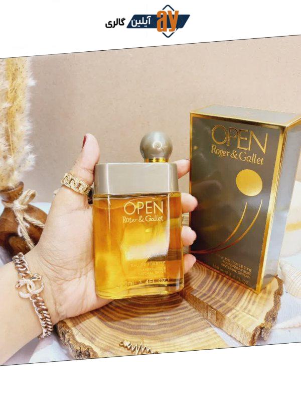 ادکلن معروف اوپن OPEN ROGER GALLET حجم 100 میلی لیتر اورجینال اماراتی