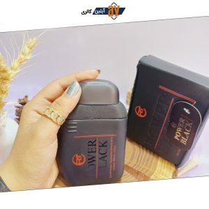 ادکلن پور بلک Pure Black حجم 100 میلی لیتر اورجینال اماراتی (کیف چرمی)