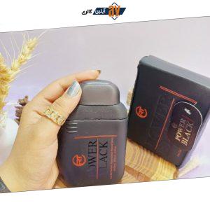 ادکلن پور بلک Pure Black حجم 100 میلی لیتر اورجینال اماراتی (کیف چرمی)