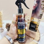 اسپری دو فاز مدل روغن آرگان و ویتامین ای  VITAMIN E / Argan oil حجم 250 میل برند سلطان رز SULTANA ROSE اصلی کد SA231