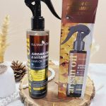 اسپری دو فاز مدل روغن آرگان و ویتامین ای  VITAMIN E / Argan oil حجم 250 میل برند سلطان رز SULTANA ROSE اصلی کد SA231