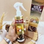 اسپری دو فاز مدل کره فندق SHEA BUTTER حجم 250 میل برند سلطان رز SULTANA ROSE اصلی کد SA227