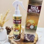 اسپری دو فاز مدل کره فندق SHEA BUTTER حجم 250 میل برند سلطان رز SULTANA ROSE اصلی کد SA227