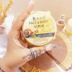 اسکراب شنی صورت و بدن رایحه حلزون راکو RAKO اصلی کد RK1029