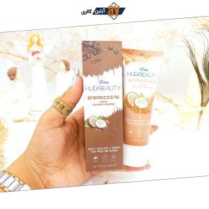 اسکراب صورت تیوپی قهوه و نارگیل هدی بیوتی HUDABEAUTY کد HD826008
