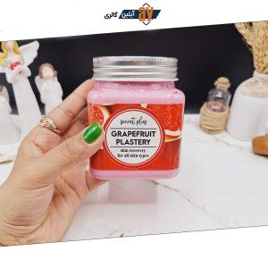 اسکراب لایه بردار تیرگی رایحه گریپ فروتGRAPEFRUIT PLASTERY برند secret plus حجم 500ml