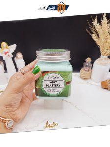 اسکراب لایه بردار تیرگی رایحه گچی نعنا MINT PLASTERY برند secret plus حجم 500ml