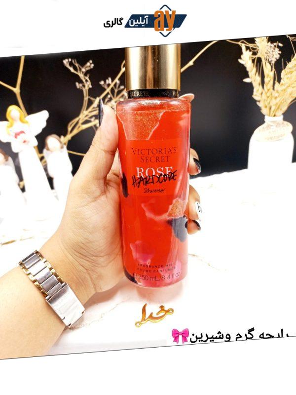 بادی اسپلش 250 ml شاین دار ویکتوریا سکرت مدل ROSE اورجینال
