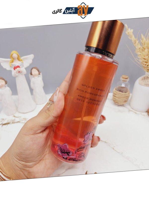 بادی اسپلش 250 ml ویکتوریا سکرت مدل Amber Romance NOIR اورجینال