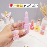 بالم لب رنگی طرح کش مو گل دار برند  ‏HUDA MATTE ME‏ کدHM_2011