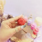 بالم لب طرح جام گل رز برند مجیک MAGIC کد LS832