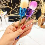 براش حرفه ای آرایشی طرح گل