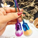 براش حرفه ای آرایشی طرح گل