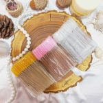 برس ابرو و مژه رنگی شیشه ای | پخش عمده