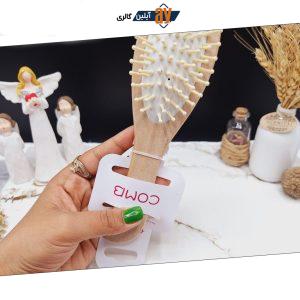 برس مو بامبو چوبی کوچک  با کیفیت COMB