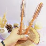 برس مو نسوز چوبی مدل پیچی