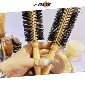 برس مو پیچی دسته بامبو