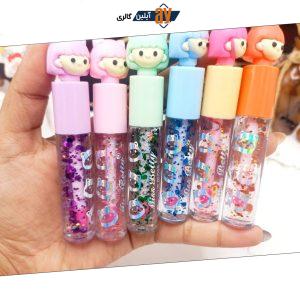برق لب شاین دار طرح دختر برند میس بیوتی Miee Betty کد L1092