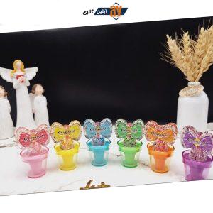 برق لب شاین دار طرح پاپیون برند چانلانیا CHANLANYA کد 8796
