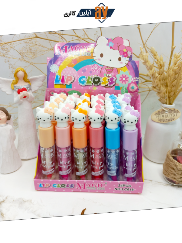برق لب طرح گربه مجیک LC618