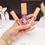 برق لب و لیپ گلاس شاین دار ۳تایی با رایحه میوه ای برند میس بیوتی Miss Betty  کد L7726
