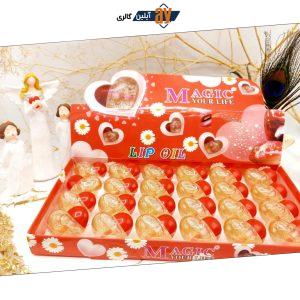 برق لب ویتامینه طرح قلب مجیک MAGIC کد LS832