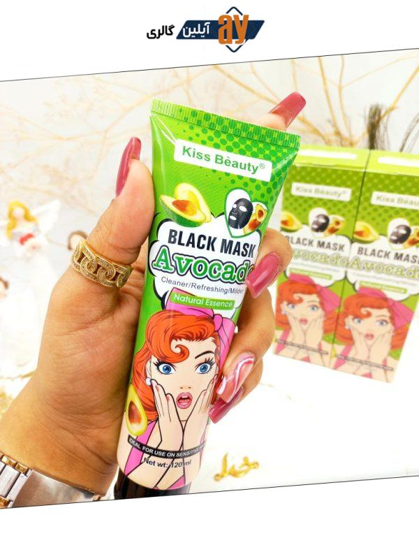 بلک ماسک حاوی عصاره آووکادو 150میل کیس بیوتی kiss Beauty کد 23610