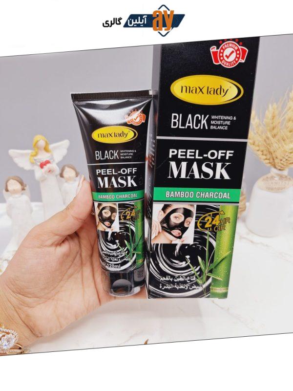 بلک ماسک زغال بامبو برند مکس لیدی max Lady کدMX-3101