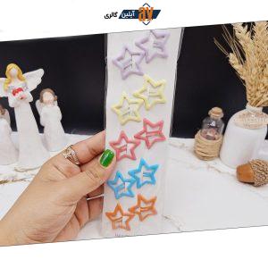 تق تقی رنگی جذاب مدل ستاره کارت 10عددی (با کیفیت)
