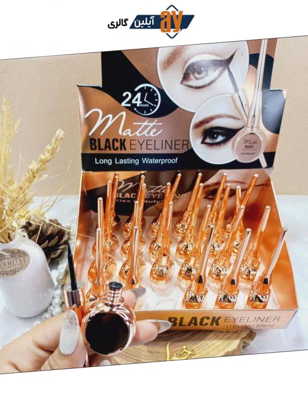 خط چشم 24 ساعته و ضد آّب برند کیس بیوتی KISS BEAUTY کد 57610