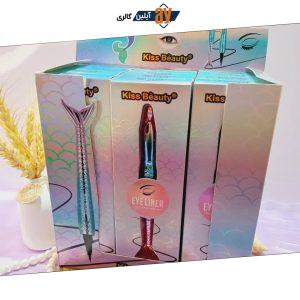 خط چشم ضد آب پرطرفدار پری دریایی جعبه دار کیس بیوتی KISS BEAUTY کد 5904003