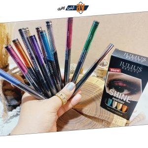 خط چشم ماژیکی رنگی شاین دار جیلیوس بیوتی JULIUS BEAUTY کد9833