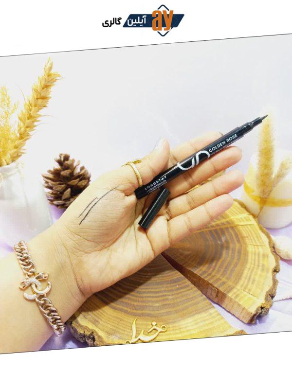 خط چشم ماژیکی مشکی گلدن رز GOLDEN ROSE کد 7712