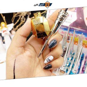 خط چشم مشکی مویی پوکه رنگی طرح چهارگوش برند چانلانیا CHANLANYA کد E6202