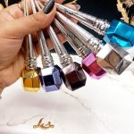 خط چشم مشکی مویی پوکه رنگی طرح چهارگوش برند چانلانیا CHANLANYA کد E6202