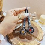 خط چشم مویی بینظیر نگین دار برند معروف کاریته اصلی نقره ای کد 57703