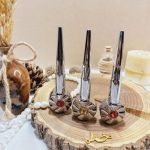 خط چشم مویی بینظیر نگین دار برند معروف کاریته اصلی نقره ای کد 57703