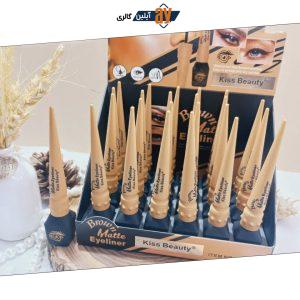 خط چشم پرطرفدار Brown Matte Eyeliner برند کیس بیوتی KISS BEAUTY کد 57634