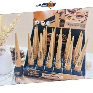 خط چشم پرطرفدار Brown Matte Eyeliner برند کیس بیوتی KISS BEAUTY کد 57634