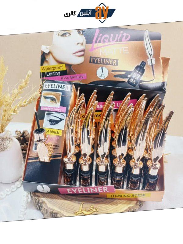 خط چشم پرطرفدار طرح پر برند کیس بیوتی KISS BEAUTY کد 57236