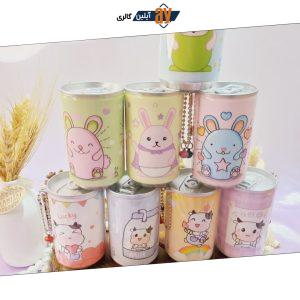دستمال مرطوب قوطی دایره ای طرح حیوانات وارداتی و باکیفیت کد JB21