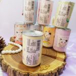 دستمال مرطوب قوطی دایره ای طرح حیوانات وارداتی و باکیفیت کد JB21