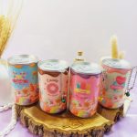 دستمال مرطوب قوطی دایره ای طرح کریسمس وارداتی و باکیفیت کد F011