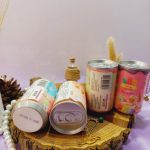 دستمال مرطوب قوطی دایره ای طرح کریسمس وارداتی و باکیفیت کد F011