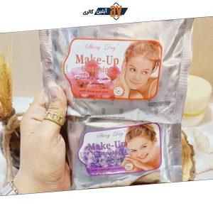 دستمال مرطوب پاک کننده آرایش 25 عددی شانی دی SHINY DAY کد 10109